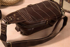 Leather Sling Bag for Men Crossbody Sling Bag Chest Bag for men - imessengerbags
