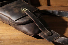 Leather Sling Bag for Men Crossbody Sling Bag Chest Bag for men