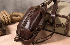 Leather Sling Bag for Men Crossbody Sling Bag Chest Bag for men - imessengerbags