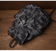 Light Brown Casual Mens Leather 15-inch Computer Backpack Dark Brown Travel Backpacks School Backpacks for men - imessengerbags