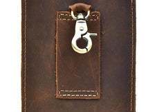 MEN LEATHER Belt Pouch WAIST BAG HIP PACK BELT BAG CELL PHONE HOLSTERS - imessengerbags