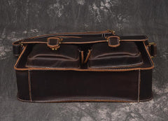 Men Leather Messenger Bag Cool Vintage Crossbody Bag Shoulder Bag for men