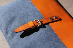 Mens Canvas Leather Messenger Bag Shoulder Bag Crossbody Bag for Men