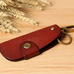 Mens Cool Key Holders Handmade Leather Car Key Card Holder Car Key Case for Men - imessengerbags