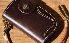 Mens Cool Key Wallet Handmade Leather Car Key Card Holder Car Key Case for Men - imessengerbags
