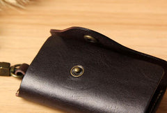 Mens Cool Key Wallet Handmade Leather Car Key Card Holder Car Key Case for Men - imessengerbags