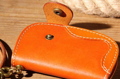 Mens Cool Key Wallet Handmade Leather Car Key Card Holder Car Key Case for Men - imessengerbags