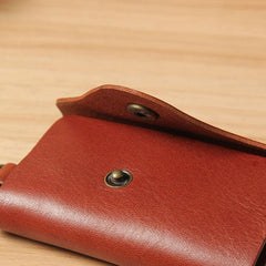 Mens Cool Key Wallet Handmade Leather Car Key Card Holder Car Key Case for Men - imessengerbags