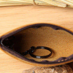 Mens Small CHange Wallet Pouch Leather With Key Card Holder Car Key Case for Men - imessengerbags