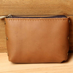 Mens Small CHange Wallet Pouch Leather With Key Card Holder Car Key Case for Men - imessengerbags