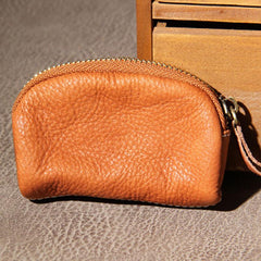 Mens Small Leather Change Wallet Pouch With Key Card Holder Car Key Case for Men - imessengerbags
