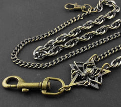 Metal Brass Spider Wallet Chain Cool Punk Rock Biker Trucker Wallet Chain Trucker Wallet Chain for Men - imessengerbags