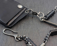 Metal Leather Wallet Chain Cool Punk Rock Biker Trucker Wallet Chain Trucker Wallet Chain for Men - imessengerbags