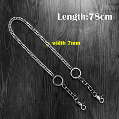 Cool Silver Long Mens Womens Pants Chain Wallet Chain Long Biker Wallet Chain For Men - imessengerbags