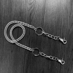 Cool Silver Long Mens Womens Pants Chain Wallet Chain Long Biker Wallet Chain For Men - imessengerbags