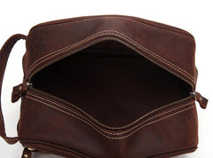 Cool Leather Mens Work Clutch Bag Wristlet Bag Clutch Handbag For Men - imessengerbags