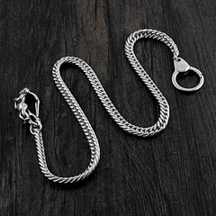 SOLID STAINLESS STEEL BIKER Cool WALLET CHAIN LONG PANTS CHAIN Jeans Chain Jean Chain FOR MEN - imessengerbags