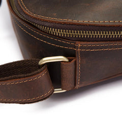 Cool Leather Men's Small Tablet Messenger Bag Small Side Bag Small Shoulder Bag For Men - imessengerbags