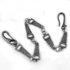 Cool SAW Silver Punk Pants Chain Wallet Chain Jeans Chain Jean Chain Biker Wallet Chain For Men - imessengerbags