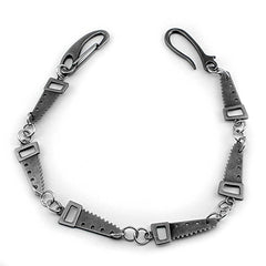 Cool SAW Silver Punk Pants Chain Wallet Chain Jeans Chain Jean Chain Biker Wallet Chain For Men - imessengerbags