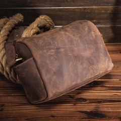 Cool Mens Leather Messenger Bag Crossbody Bag Travel Messenger Bags For Men