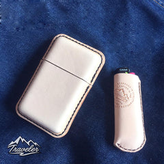 Leather Mens Cigarette Holder Case Vintage Custom Cigarette Cases for Men - imessengerbags