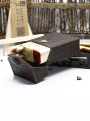 Cool Cigarette Holder Handmade Leather Mens Coffee Cigarette Holder Cases for Men