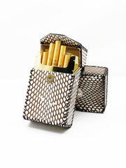Cool Leather Cigarette Holder Mens Snake Skin Handmade Cigarette Holder Case for Men