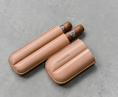 Cool Green Leather Mens 2pcs Cigar Case Cool Custom Leather Cigar Case for Men - imessengerbags