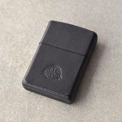 Cool Mens Green Leather Zippo Lighter Case Handmade Custom Zippo lighter Holder for Men