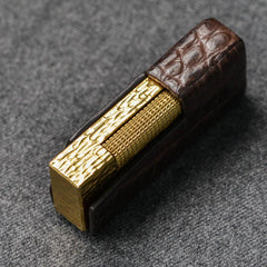 Cool Mens Leather Dunhill Lighter Case Custom Dunhill lighter Holder for Men
