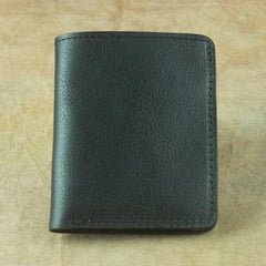 Vintage Mens Leather Slim Bifold Small Wallet Cool billfold Slim Small Wallet for Men - imessengerbags