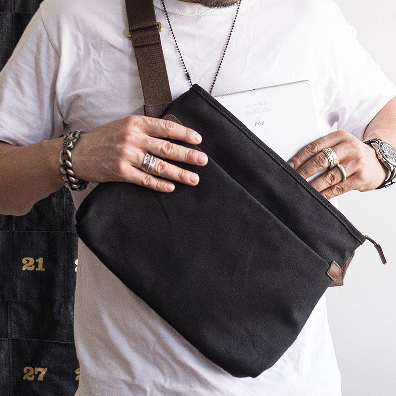 Mens Clutch Bag Men's Canvas Handbag Waterproof Clutch Bag Casual Men's  Clutch Bag Men