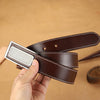 Handmade Mens Black Leather Leather Belts PERSONALIZED Leather Buckle Belt for Men