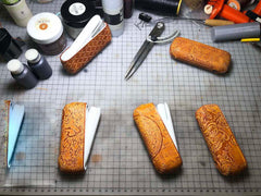 Handmade Tooled Moment Leather Mens IQOS 3.0 Cigarette Case IQOS3.0 Holder for Men