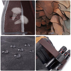 GREEN LARGE CANVAS WATERPROOF MENS CANON CAMERA BACKPACK DSLR CAMERA BAG NIKON CAMERA BAG DSLR CAMERA BAG - imessengerbags