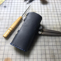 Handmade Leather Mens JAC Vapour SERIES-B DNA 75W Holder Cigarette Case for Men
