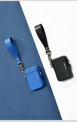 Cool Blue Leather Womens Mens 20pcs Cigarette Holder Case Wristlet Cigarette Case for Women
