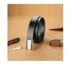 Handmade Mens Dark Blue Leather Leather Belts PERSONALIZED Leather Buckle Belt for Men