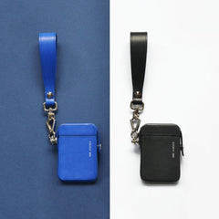 Cool Blue Leather Womens Mens 20pcs Cigarette Holder Case Wristlet Cigarette Case for Women