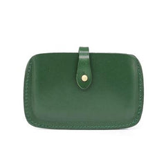 Handmade Leather Mens Card Wallet Front Pocket Wallets Small Wallets for Men
