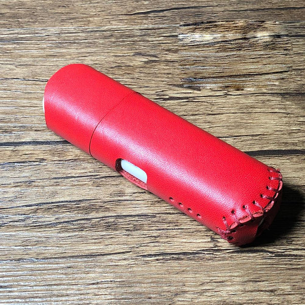 Handmade Leather Red Mens Kt&g Lil Mini Cigarette Case Kt&g Lil Mini Holder for Men