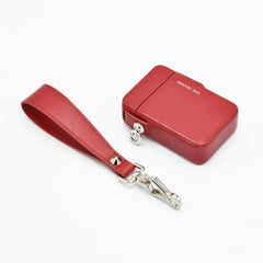 Cute Red Leather Womens 20pcs Cigarette Holder Case Wristlet Cigarette Case for Women