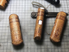Handmade Leather Black Mens Kt&g Lil Mini Cigarette Case Kt&g Lil Mini Holder for Men
