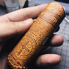 Handmade Leather Black Mens Kt&g Lil Mini Cigarette Case Kt&g Lil Mini Holder for Men