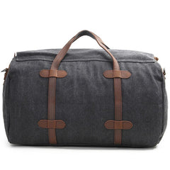 Mens Waxed Canvas Overnight Bag Canvas Weekender Bag Canvas Travel Bag for Men