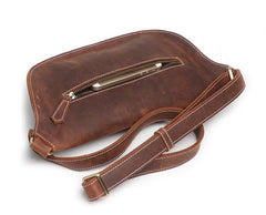 Vintage Brown Leather Men's Fanny Pack Hip Pack Waist Bag For Men - imessengerbags
