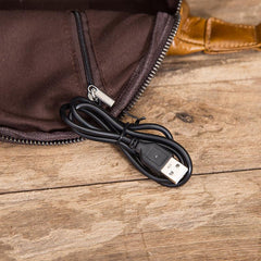 Vintage Brown Leather Men's Fanny Packs Hip Pack Waist Bag For Men - imessengerbags