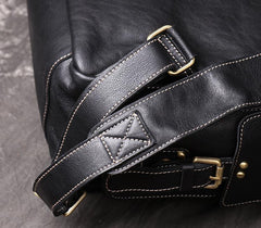 Cool Leather Mens 15inch Computer Bag Satchel Backpacks Travel Backpack Backpack for Men - imessengerbags