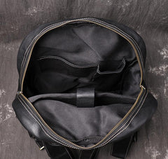Cool Leather Mens 15inch Computer Bag Satchel Backpacks Travel Backpack Backpack for Men - imessengerbags
